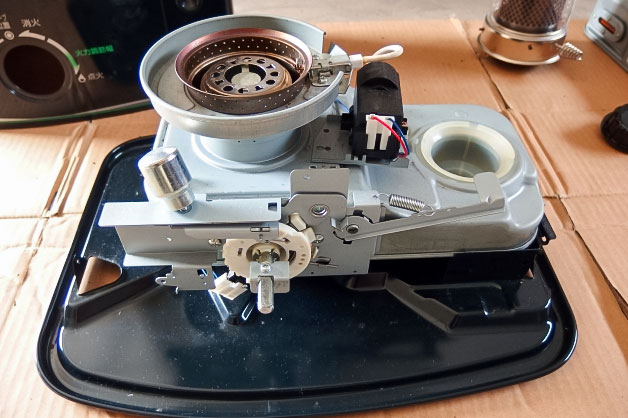 ストーブ分解清掃